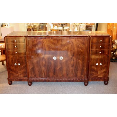 Französisches Art Deco Sideboard Palisander antik ca 1935