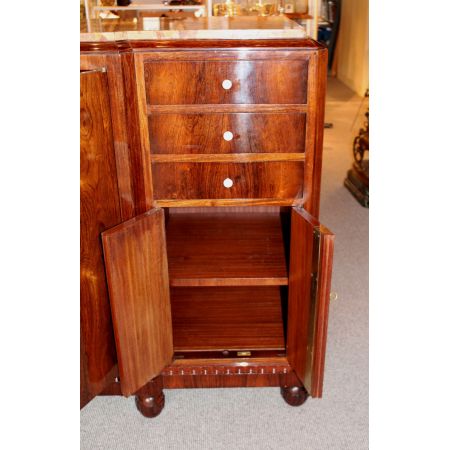 Französisches Art Deco Sideboard Palisander antik ca 1935