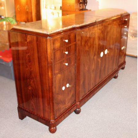 Französisches Art Deco Sideboard Palisander antik ca 1935