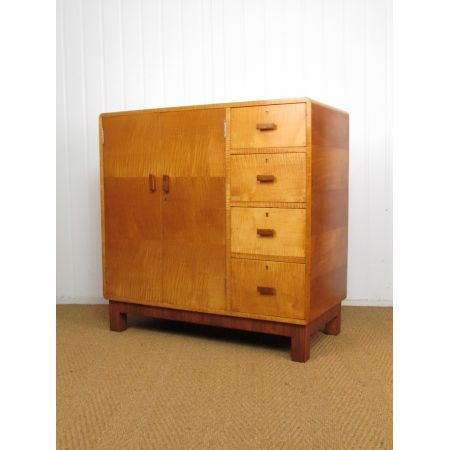 Heals Art Deco Sycamore Sideboard ca. 1930