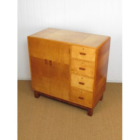 Heals Art Deco Sycamore Sideboard ca. 1930