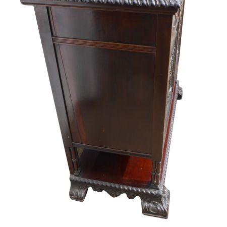 Viktorianisches Antikes Englisches Mahagoni Bücherregal ca. 1860