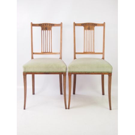 Edwardianische Palisander Esszimmer Stühle antik ca 1890