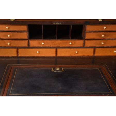 Regency Englischer Antiker Mahagoni Sekretär bureau bookcase ca. 1820