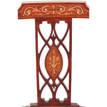 Edwardianischer Mahagoni Esszimmerstuhl antik ca 1890