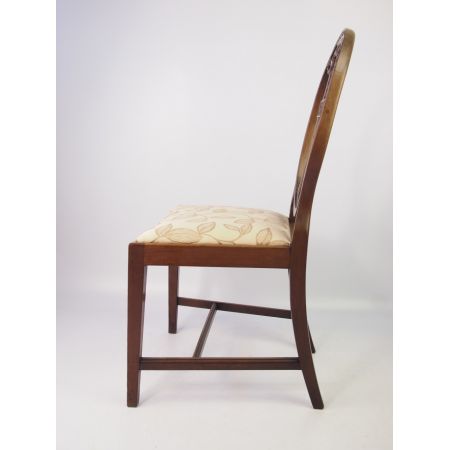 Edwardianischer Mahagoni Esszimmerstuhl original antik ca 1890