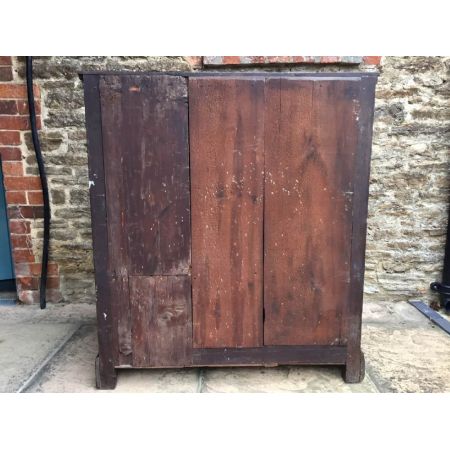 Antike Englische Nussbaum Eichen Kommode ca. 18. JH.