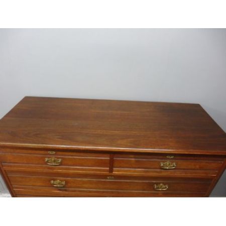 Viktorianische antike Nussbaum Kommode englisch ca 1890