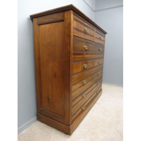 Viktorianische antike Nussbaum Kommode englisch ca 1890