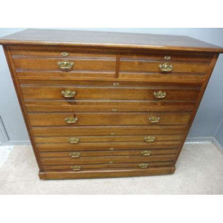 Viktorianische antike Nussbaum Kommode englisch ca 1890