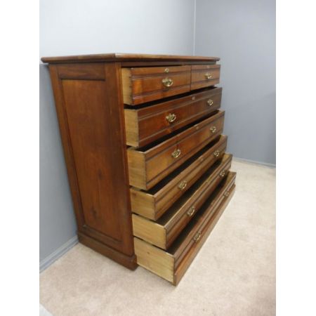 Viktorianische antike Nussbaum Kommode englisch ca 1890