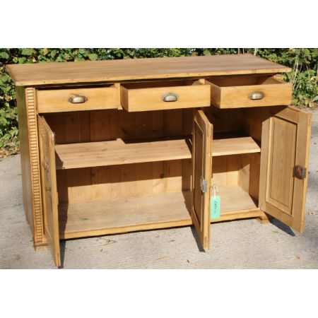 Antikes deutsches Kiefern Sideboard ca 1900