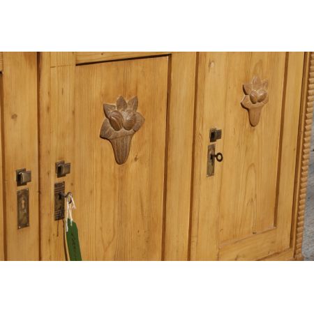 Antikes deutsches Kiefern Sideboard ca 1900