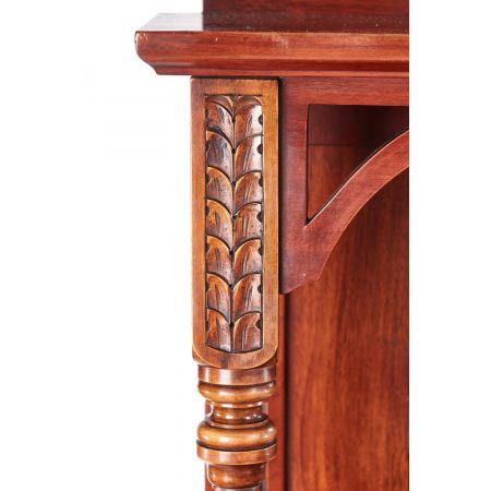 Antikes viktorianisches Nussbaum Sideboard englisch ca 1880