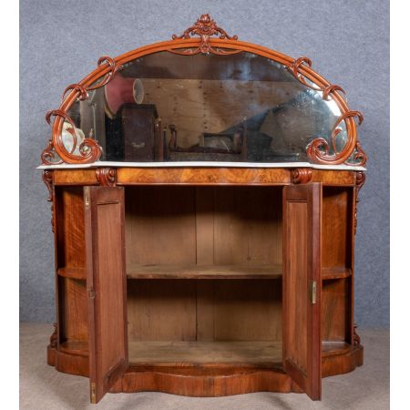 Viktorianisches englisches Nussbaum Sideboard antik ca 1870