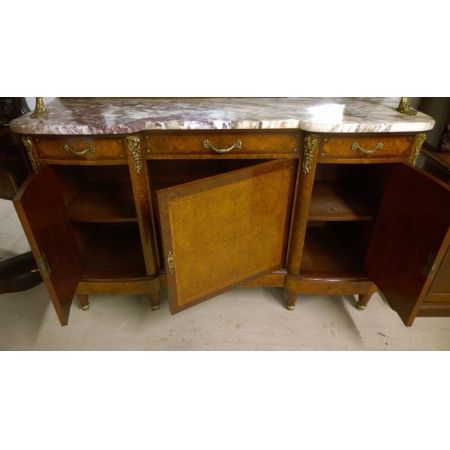 Antiker französischer Wohnzimmerschrank Eiche ca 1900