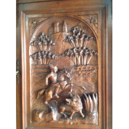 Antikes englisches Nussbaum Sideboard ca 1870