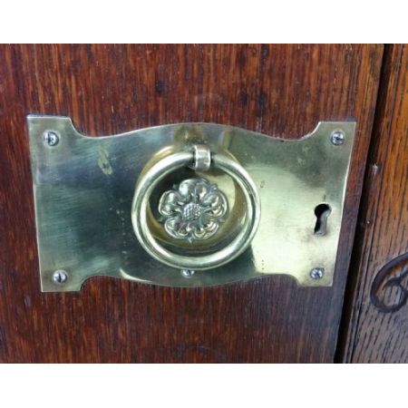 Arts and Crafts Sideboard Eiche antik ca 1870