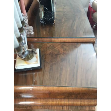 Antikes englisches Art Deco Sideboard Nussbaum ca 1930