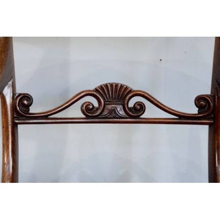 Regency Mahagoni Esszimmer Stühle antik englisch ca 1790