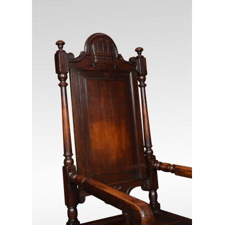 Antike englische Esszimmer Stühle Eiche ca 1880