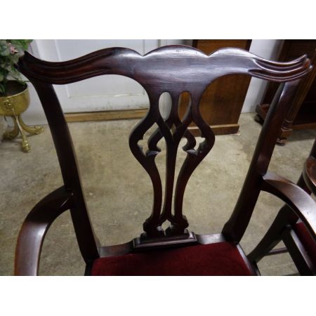 Edwardianische Mahagoni Landhaus Stühle antik ca 1910