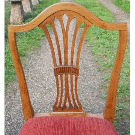 Georgianische antike Esszimmer Stühle Ulme ca 1800