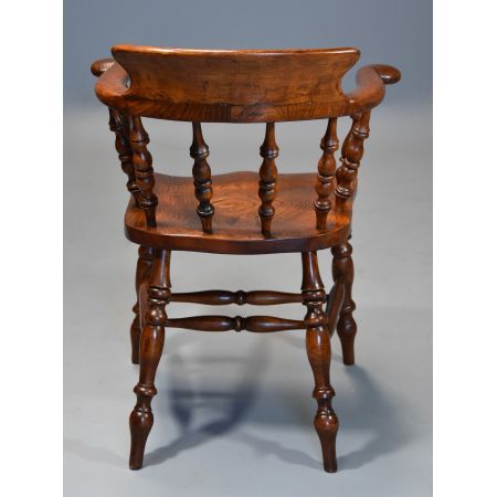 Antike Esszimmerstühle Ulme Buche Esche englisch ca 1860