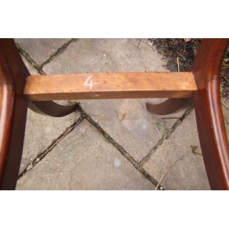 6 Antike Englische Mahagoni Esszimmerstühle ca. 19. Jh.