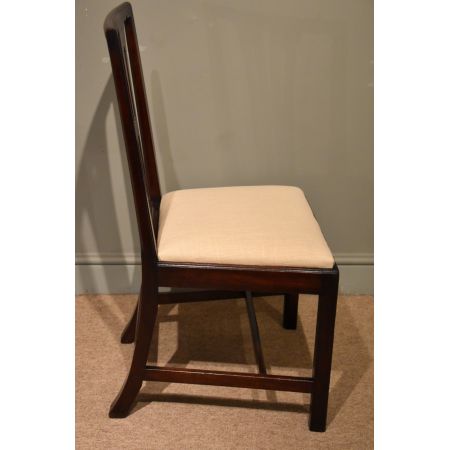 6 Antike Englische Mahagoni Esszimmerstühle ca. 18. JH.