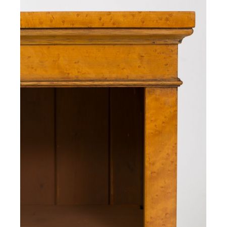 Viktorianisches Antikes Englischers Paar Ahornholz Bücherregale ca. 1920