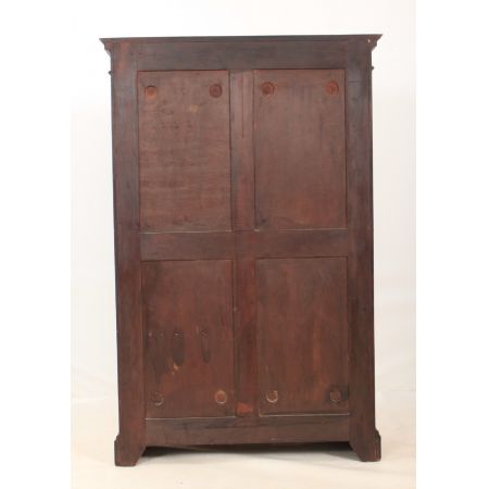 Englisches Antikes Paar Nussbaum Bücherregale ca. 1890