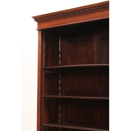 Englisches Antikes Paar Nussbaum Bücherregale ca. 1890