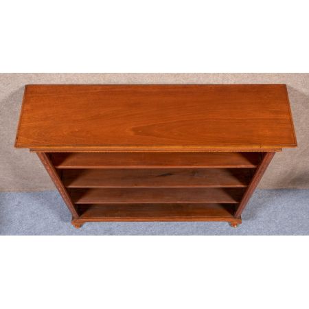 Edwardianisches Englisches Antikes Mahagoni Bücherregal ca. 1910