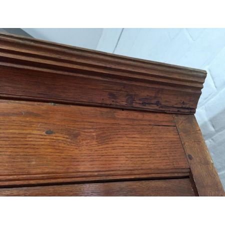 Englischer Antiker Eichen Kleiderschrank ca. 19. Jh.