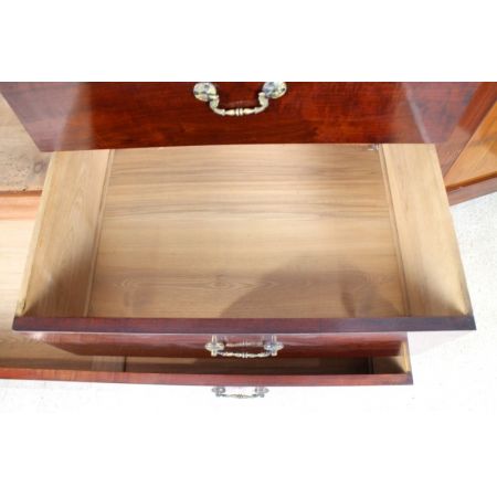 Viktorianischer Mahagoni Kleiderschrank original antik 1860