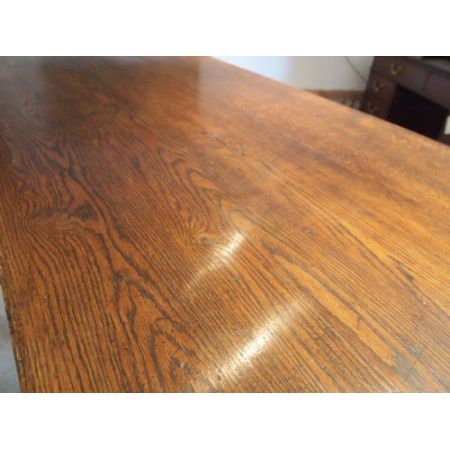 Viktorianischer, antiker Eichen Esstisch britisch c1880