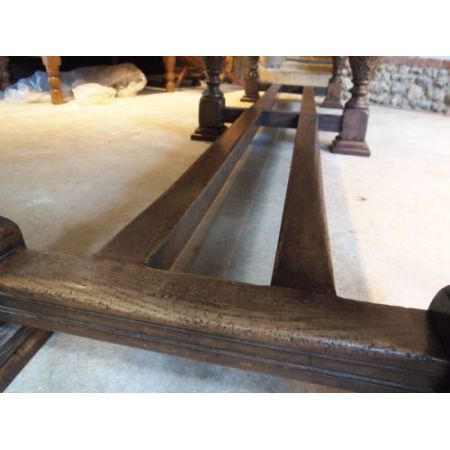 Viktorianischer, antiker Eichen Esstisch britisch c1880