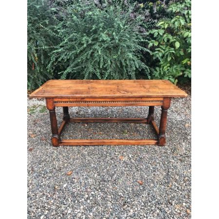 Antiker britischer Eichen Esstisch ca 1920