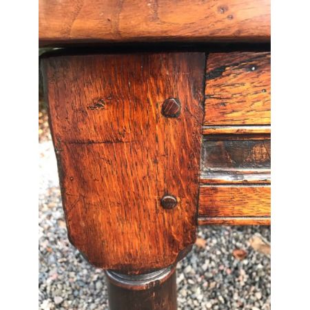 Antiker britischer Eichen Esstisch ca 1920