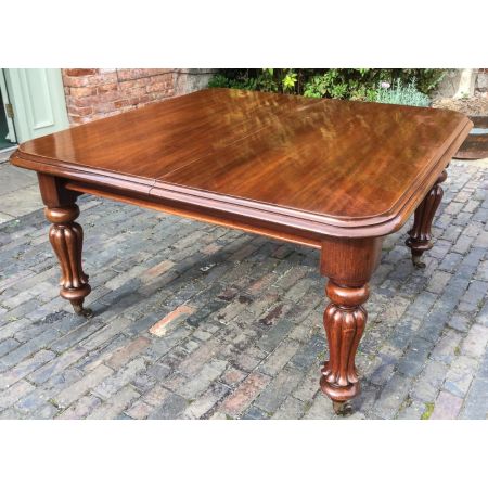 Viktorianischer antiker Esstisch Mahagoni englisch ca 1850