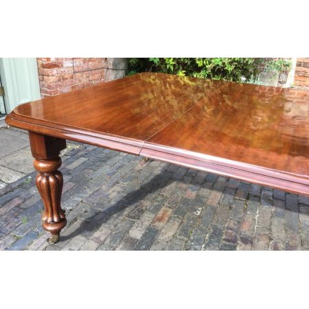 Viktorianischer antiker Esstisch Mahagoni englisch ca 1850