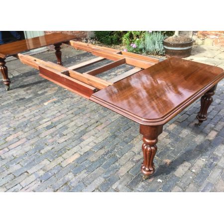 Viktorianischer antiker Esstisch Mahagoni englisch ca 1850