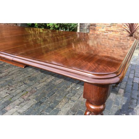 Viktorianischer antiker Esstisch Mahagoni englisch ca 1850