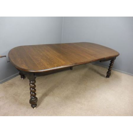 Viktorianischer englischer Eichen Esstisch orignal antik ca 1890