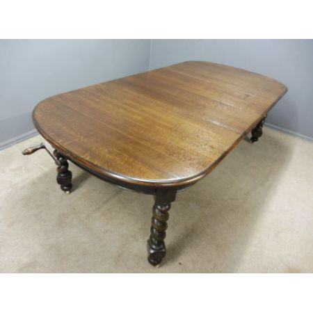 Viktorianischer englischer Eichen Esstisch orignal antik ca 1890