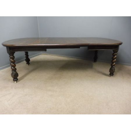 Viktorianischer englischer Eichen Esstisch orignal antik ca 1890