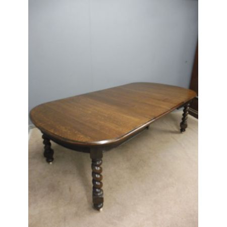 Viktorianischer englischer Eichen Esstisch orignal antik ca 1890