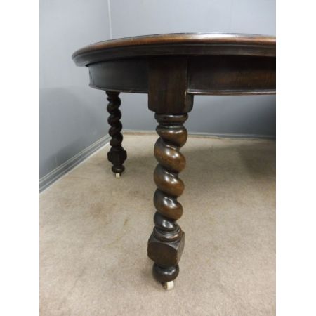 Viktorianischer englischer Eichen Esstisch orignal antik ca 1890