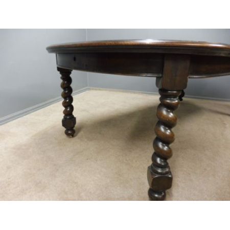 Viktorianischer englischer Eichen Esstisch orignal antik ca 1890